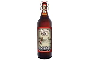 ‎BIERUNDMEHR Weihnachts-Bier - Weihnachts-Bier 1 Liter Flasche mit Bügelverschluss (keine Geschenkverpackung)