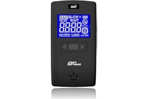 iBACheck Alkoholtester promilletester mit LCD-Anzeige. Digitaler Alkoholtest mit geringem Stromverbrauch. Benutzerfreundliches Promillemessgerät