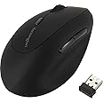 Kensington Pro Fit Left-Handed Ergo Wireless Mouse, Ergonomic Design Computer Mouse for Left Handed Users, 6 Button Control and USB Connectivity, Black - K79810WW