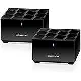 NETGEAR Nighthawk Whole Home Mesh WiFi 6 System MK62 - AX1800 Router with 1 Satellite Extender, Coverage Up to 2,000 sq ft an