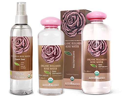 Alteya Biorosenwasser 500ml – 100% USDA Organic-zertifiziert GROSSE PACKUNG Authentisch Rein Bio Natürlich – Blumenwasser aus Damaszener Rosen, gewonnen durch Wasserdampfdestillation aus frischen handgepflückten Rosenblütenblättern, direkt vom Rosenanbauer und Destillateur Alteya Organics aus dem Herzen des Rosentals in Bulgarien - 3