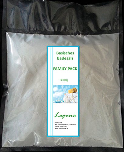 3000 g Basisches Bade-Salz Badesalz Bad Salz Spa Entspannung 3kg