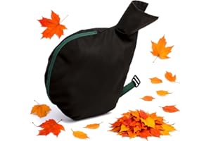 FEROCITY Uniwersalny odkurzacz do liści, worek na liście, worek na liście 40 l, z przyłączem do średnicy 150 mm, zapasowy worek z zamkiem błyskawicznym, włóknina techniczna, model 1 [166]