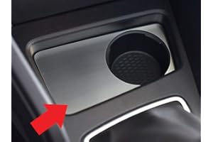 AUTOCOVR Copertura In Acciaio per DUSTER 2 II 2017 2018 2019 2020 Accessori - 1 Pezzo Vano Consolle Centrale Cornice Targa Inox Metallo Spazzolato Interni Fatto Su Misura Decorazioni Tuning