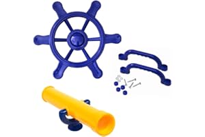 Loggyland Zubehoerset per Casetta Palafitta Volante+Cannocchiale+2 Impugnature Set Risparmio Accessori Set Blu