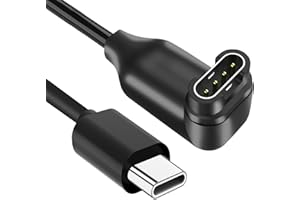 AUSTUO USB C Ladegerät für Garmin Fenix 7|7S|7X|6|6S|6X|5|5S, Forerunner 945 955 45 255 265,Instinct,Approach S62,Venu,Tactical, 90 Grad 3.3FT Upgraded Ladekabel