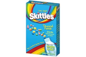 Skittles Drink Mix Tropical Punch Zero Sugar Singles To Go 15.4g
