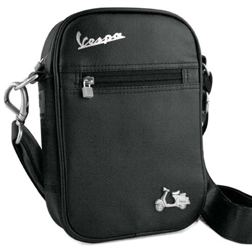 Preisvergleich Produktbild Vespa Tasche, schwarz , mit Applikation, VPSC16