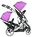 kidz kargo Duellette 21 BS Combi Twin Tandem Pushchair Silver Chassis (Magenta Pink)