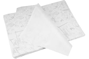 100 ark oljepapper för livsmedel, 36 x 26 cm | dekorativ hållbar olja, livsmedelsförpackning, smörgås, ost, hamburgare