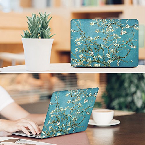 Fintie H  lle f  r MacBook Air 13 - Ultrad  nne Plastik Hartschale Schutzh  lle Snap Case f  r Apple MacBook Air 13 3 Zoll  A1466 A1369   Mandelbl  te