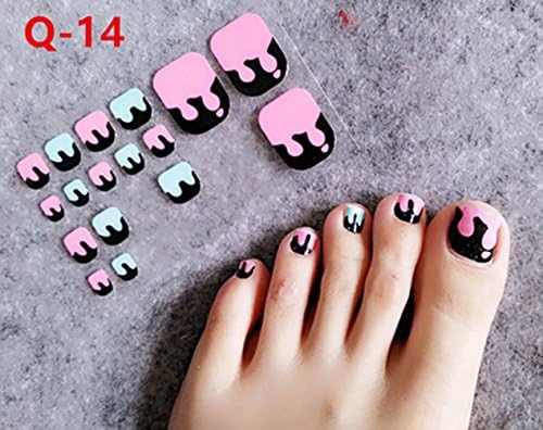QCBC Beauty Accessories Nail Art Water Transfer Decal Sticker Rainbow Dreams Creative Gift Ideas 20 Decals/sheet (Pack of 4 Sheets)