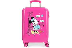 Disney Paris, Trolley Rigido Cabina 55m Ragazza, Bianco (White), 38x55x20