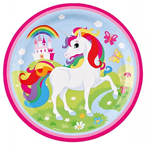 52 Teile Regenbogen Einhorn Party Deko Set für 16 Kinder - 2