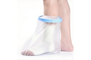 Aozzy Protège Plâtre étanche et protecteur de bandage utilisé pour tout en douche/baignade (pied adulte)