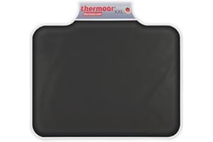 thermoor Moorkissen XXL [30x40cm] - therapeutische Tiefenwärme für den Rücken Schwarz