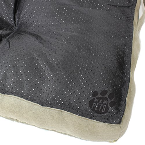 Me-My-Green-Check-Super-Soft-DogCat-Cushion-Bed-Choice-of-Size