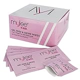 Mylee Gel Prep & Shine Wipes (Box of 200) Pre Wipe & Sticky Residue Remover Wipe Off UV/LED Gel Nails