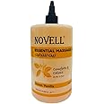 Novell Organic Essential Massage Oil, With Sweet Almond Oil & Vitamin E, No Added Scent & Color, Pure & Natural Ingredients, 500 ml