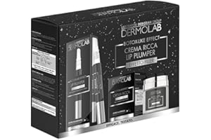 Dermolab - Beauty Box Crema Ricca 50ml e Lip Plumper Effetto Filler, con Acido Ialuronico per Pelle e Labbra Levigate e Rimpolpate