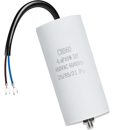 PATIKIL CBB60 30uF Funzione Condensatore,2pz AC 450V 2 Fili 50/60Hz Cilindro 70x42mm per Acqua Pompe,Lavaggio Macchine Motore Avvio