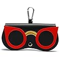 Zesta Cute Sunglasses Organizer Box/Spectacle Case Leather Eyeglasses Specs Case/Bag Charms For Hand Bags with Hook Sunglass Cover/Cute Sunglass Case for Men and Women