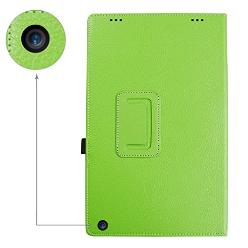 Archos 101b Oxygen hülle,Mama Mouth Folding Ständer Hülle Case mit Standfunktion für 10.1″ Archos 101b Oxygen Android 6.0 Tablet PC,Grün - 6