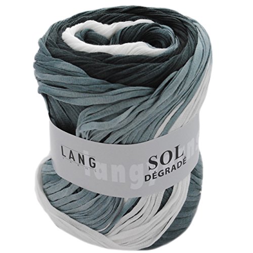 Schwarz weiße sol degrade Wolle - sol degrade 05 - Wolle von Lang Yarns - sol degrade Bändchengarn für tolle Farbverläufe - sol degrade Lang Yarns- sol degrade (Fb 5)