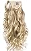 Forever Young 22" Clip In Ponytail Hair Extension Piece Wrap On Hair Wavy Style French Vanilla & Bleach Blonde 22/613#