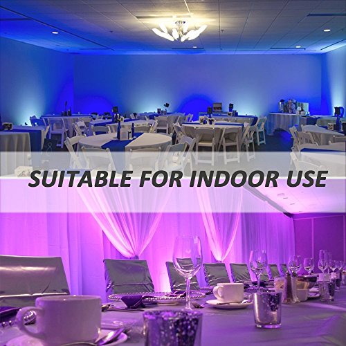 Ustellar 2er RGB 15W LED Fluter Mit Fernbedienung Stecker 16 Farben und 4 Modi, IP66 Wasserdicht LED Flutlicht, Garten Stimmungslichter - 7