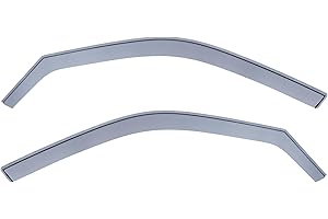 Modifycar - Deflectores Compatibles con Suzuki Grand Vitara 2005-2015 - Vidrio Acrílico Duradero - Derivabrisas Delanteros Ahumados para Ventanillas - Instalación Interior - 2 Unidades