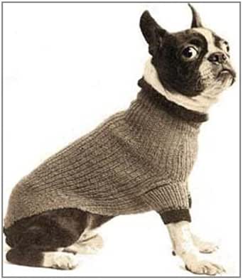 Boston Terrier Size Dog Blanket Turtleneck Sweater Coat Vintage