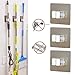 Produktbild JoyFan 3 Stück Besen Mop Halter Selbstklebend Mop Clip Wandhalterung Tools Lagerung Organizer Wand Racks für Küche und Bad Weiß