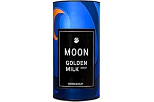 HELLO CÚRCUMA! Moon Golden Milk Expert 150gr (75 porciones) - Leche dorada en polvo - Mezcla de Curcuma en polvo, Ashwagandha, Jengibre y Pimienta negra con alta concentración de curcumina