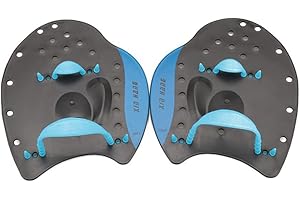 Homoyoyo 1 Paio di Palette a Mano da Nuoto per Nuoto sul Giro per Bambini Adulti Padri da Nuoto Regolabili Addestramento da Nuoto da Bagno Pinna Piatto Piatto per Donne Bravi (S)