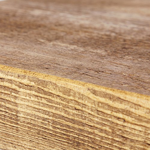 Funky Chunky Furniture 22,5 x 5 cm Rustikal Holz Wandregal , Medium Oak , 100 cm - 3