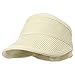 Produktbild ililily Bast Papier Sonne Visor einfach Solid Farbe faltbar Sonne Protector, Ivory