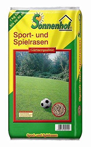 2,5 Kg Sport + Spiel Rasen Rasensamen Rasensaat Gras Grassaat Sonnenhof