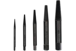 ‎GEDORE GEDORE Schraubenausdreher-Satz, Chrom-Vanadium-Stahl, 54 HRC, In transparenter Kunststoffbox, 5-teilig, M3-M18