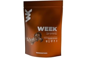 Weekontrol Batido Sustitutivo de Comida Week Shake con Alto Porcentaje de Proteína Vegetal para Mantener Peso. Batido Saciante en Variedad de Sabores (Chocolate)