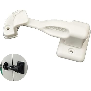 Türschloss Schwarz Für Wohnmobil & Bad - Aufschraub-Fallenschloss