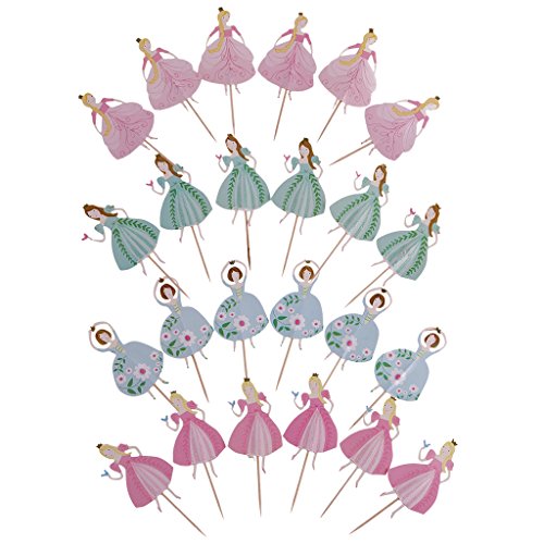 Gazechimp 24pieces / Set Cupcake Picks