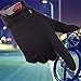 Produktbild sunnymi 2018 Neu All-Finger Fahrradhandschuhe  Outdoor-Sporthandschuhe Hält Dich Kühl Und Trocken  Mode Anti Skid MTB Fahrrad Handschuhe (Schwarz, L)