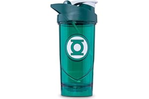 Shieldmixer Hero Pro Classic Shaker for Whey Protein Shakes and Pre Workout, BPA Free, 700 ml, Green Lantern