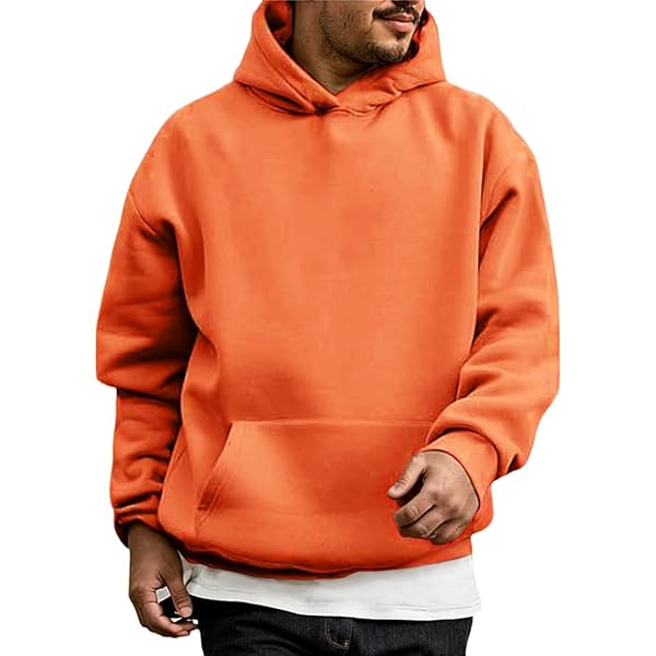 UHouse Sweat A Capuche Homme Hiver Pull Grande Taille Sweats