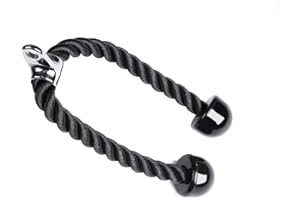 WUUDI Corda per Tricipiti , Corda da Allenamento per Tricipiti Resistente Tricipiti Push Pull Down Cord Per Fitness In Multipalestra Allenamento Bicipiti, Tricipiti