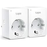TP-Link Tapo Smart WLAN Steckdose,Alexa Steckdose 2er Pack, Smart Home WiFi Steckdose, Alexa Zubehör,funktioniert mit Alexa,G
