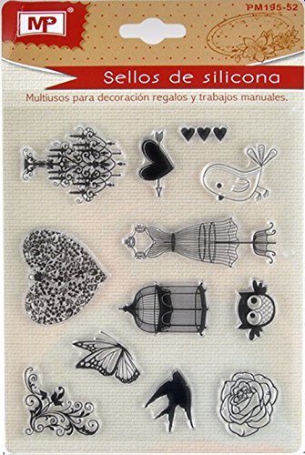 MP PM195-52 - Sellos para scrapbooking transparente MP PM195-52 - Sellos para scrapbooking transparente