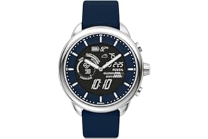 Fossil Unisex Smartwatch Gen 6 Wellness Edition Hybrid, mit Activity Tracker, anpassbaren Tasten, Herzfrequenzmessung, Benachrichtigungen FTW7082