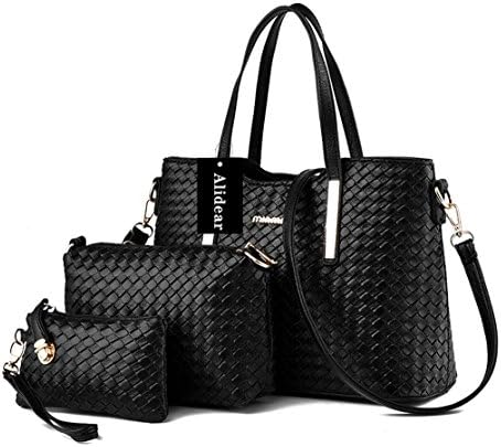 Alidear New Brand and High Quality 2016 New Women's Handbag Tote Purse Shoulder Bag Fashion Top Handle Designer Bags for Ladies Black